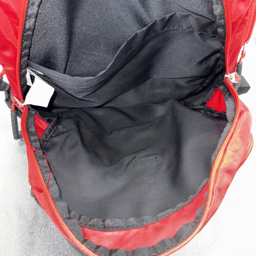 Vintage Y2K Oakley Red Black Backpack Laptop School Travel Hiking Book Bag